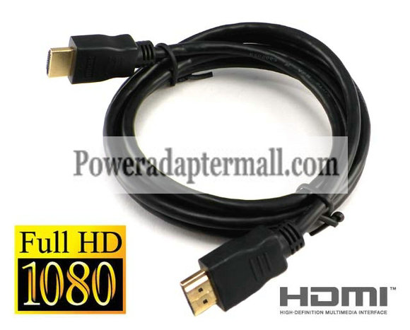 New Premium 1.3 Gold 6 ft HDMI Cable for 1080p PS3 HDTV
